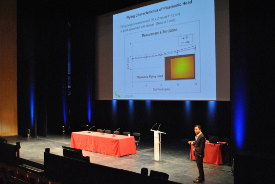 Professor Xiang Zhang, President and Vice-Chancellor of the University of Hong Kong, speaking at the Eringen Medal Symposium held in his honour